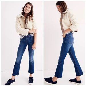 Madewell Cali Demi-Boot Jeans: Raw-Hem Edition